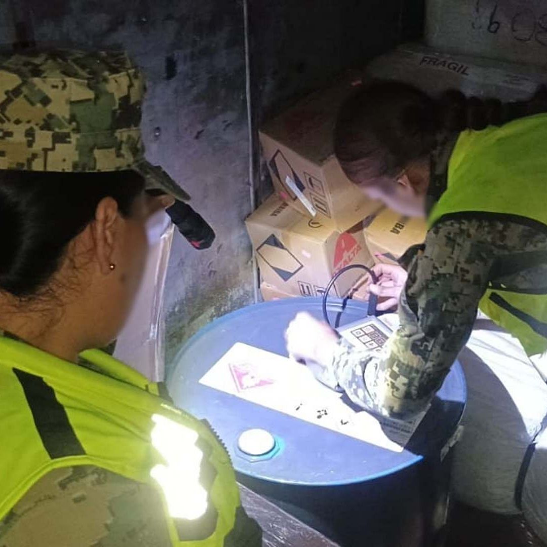 Precursores químicos decomisados en Topolobampo