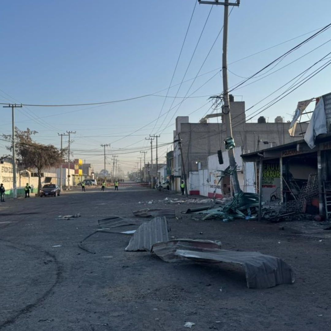 Explosión en gasera de Chalco.