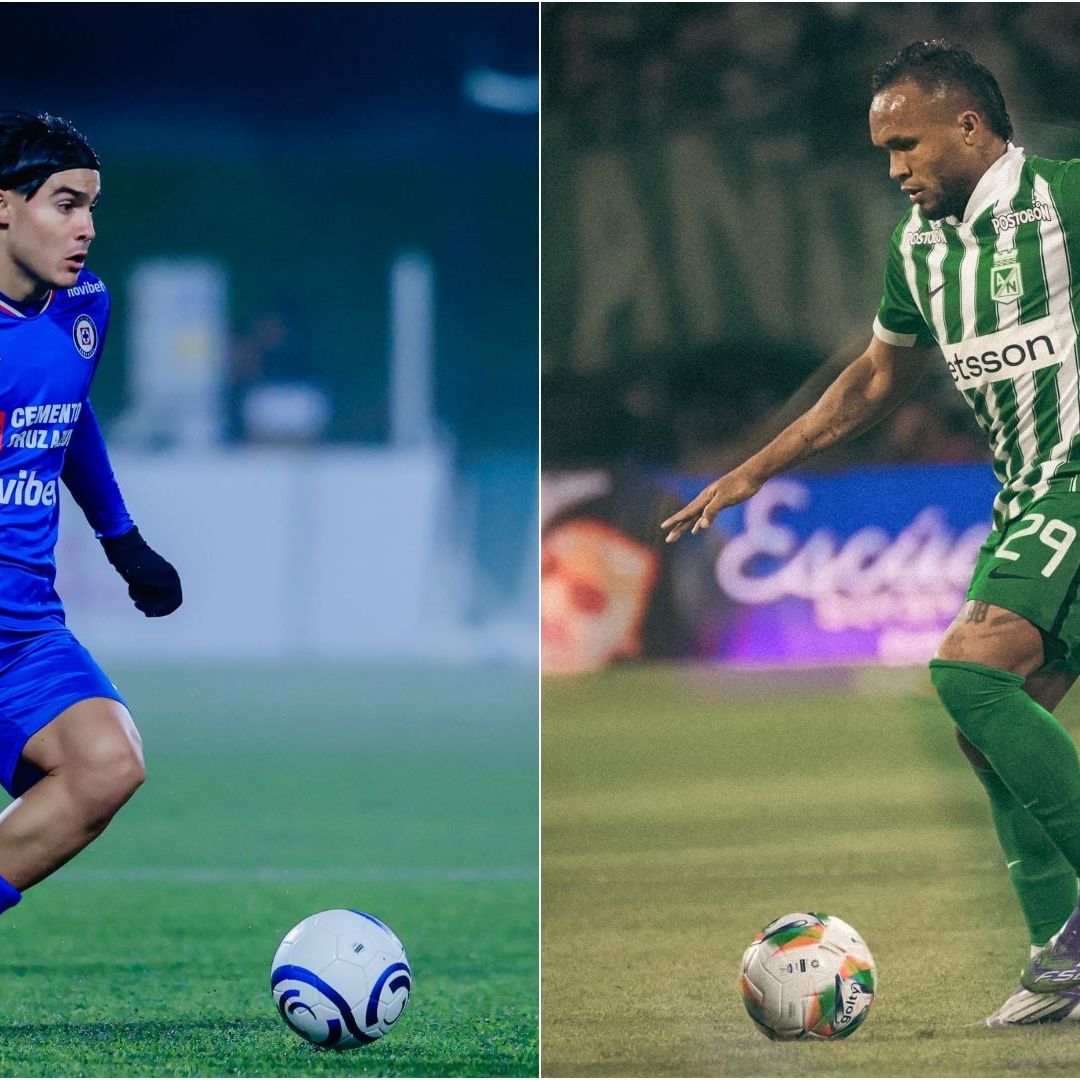 La Máquina Celeste sostendrá un partido internacional de carácter amistoso contra el Nacional colombiano. Foto X: @CruzAzul y @nacionaloficial