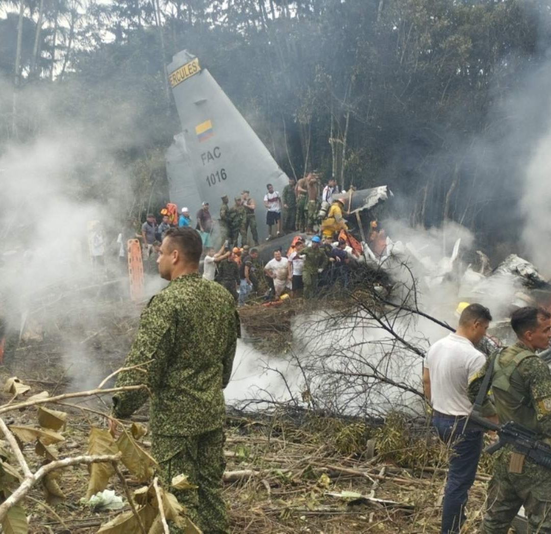 Decretan 3 Días de Duelo Nacional en Colombia por Accidente de Avión Militar que Dejó 69 Muertos