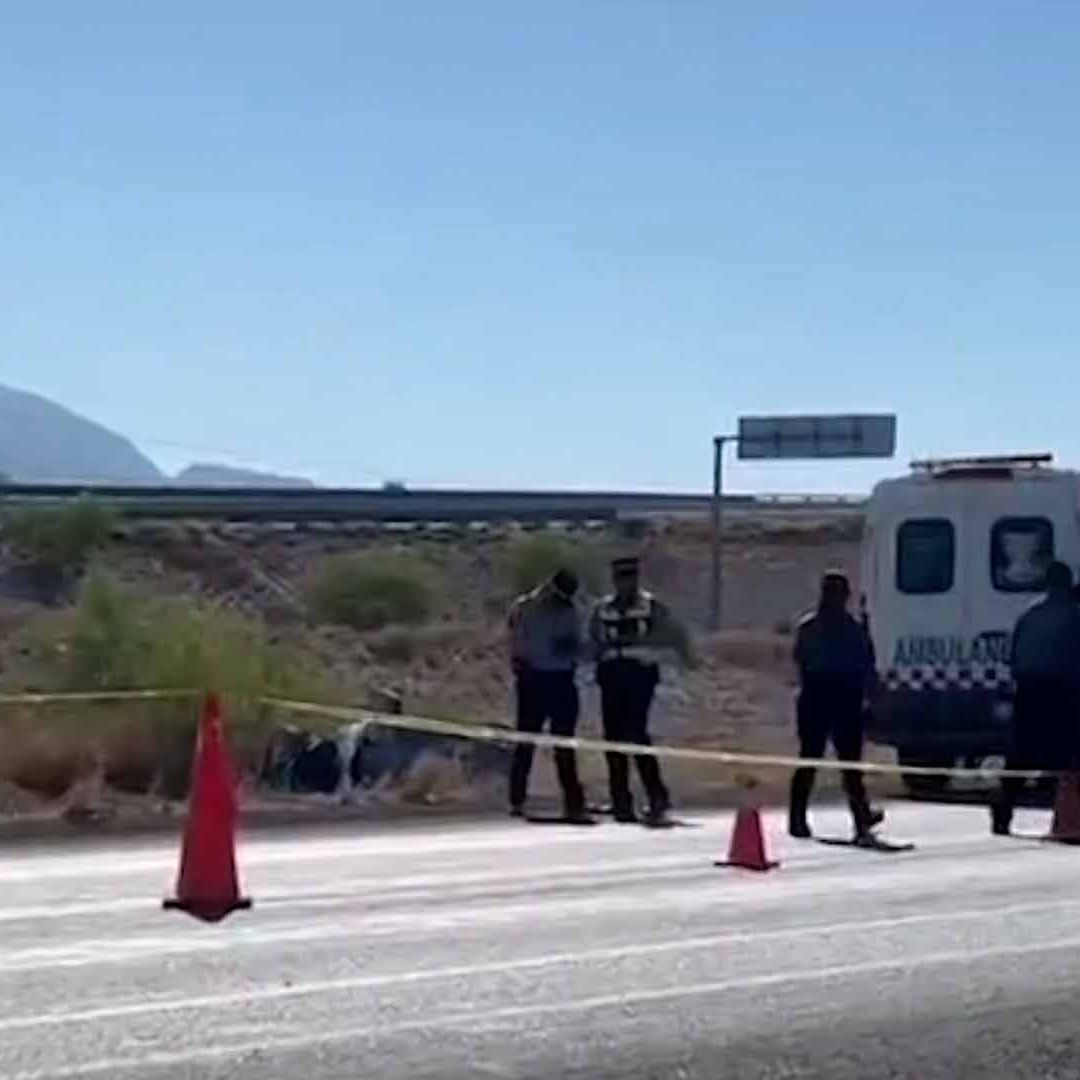 Accidente Volcadura en Carretera 53 Deja Dos Personas Muertas en Castaños, Coahuila