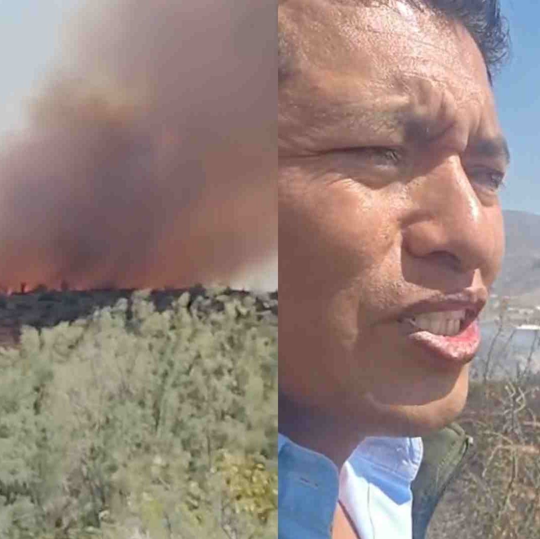 Evacuan Escuelas por Fuerte Incendio en Tolimán, Querétaro