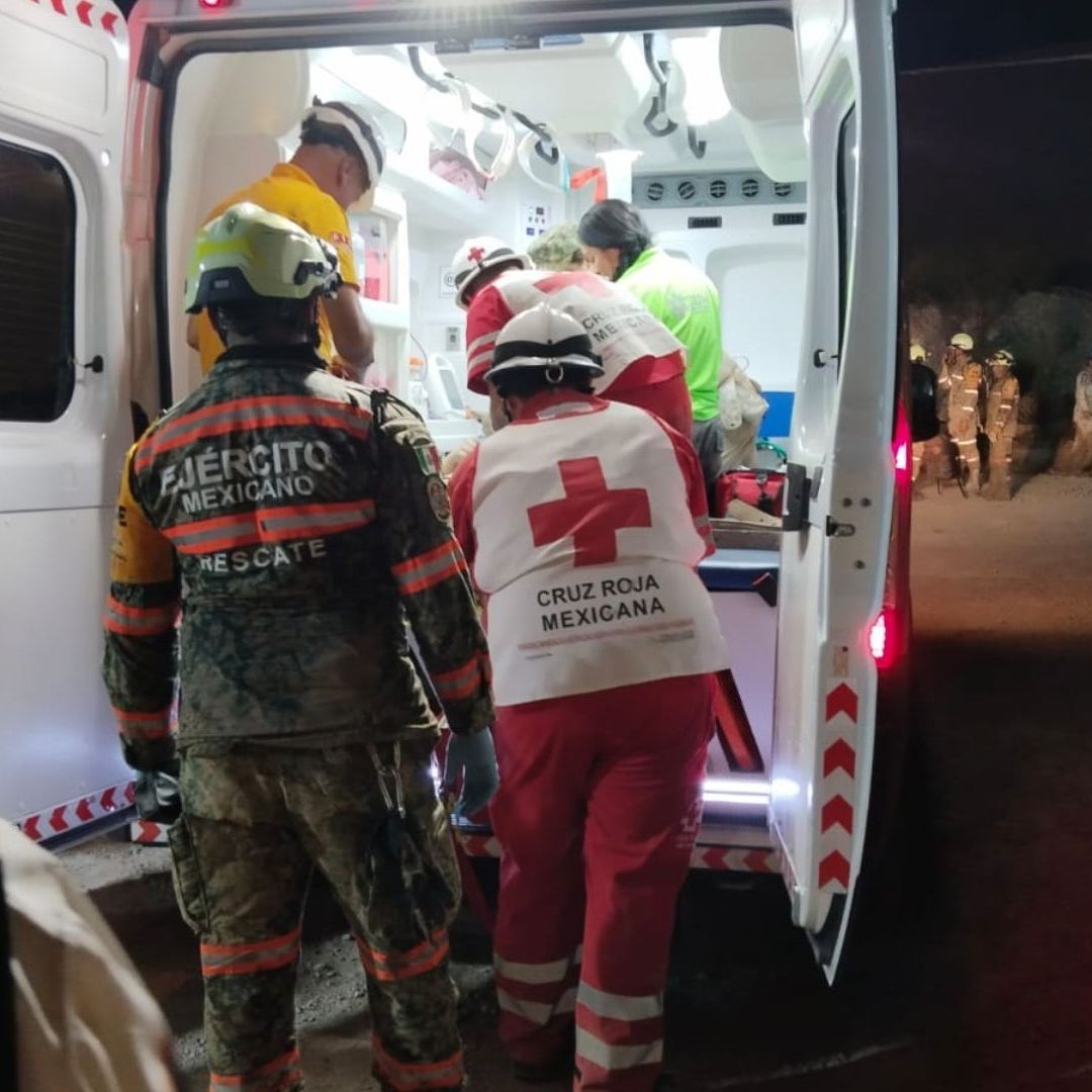 Rescate de minero atrapado en Sinaloa