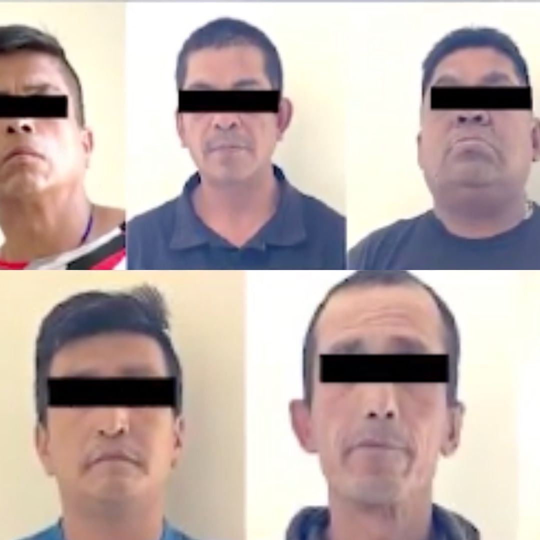 Nueve Detenidos Banda El Jorobado por Robo Transporte Público y Narcomenudeo en Puebla