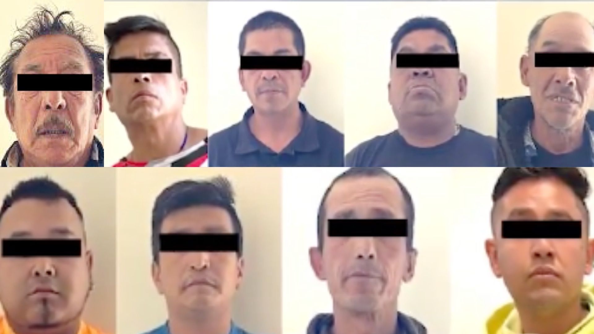 Nueve Detenidos Banda El Jorobado por Robo Transporte Público y Narcomenudeo en Puebla