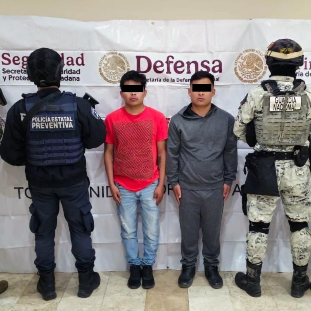 Rigoberto El Charro Chaparro y Josaphat Alias Manitas Detenidos por Robo a Tiendas y Comercio en Puebla