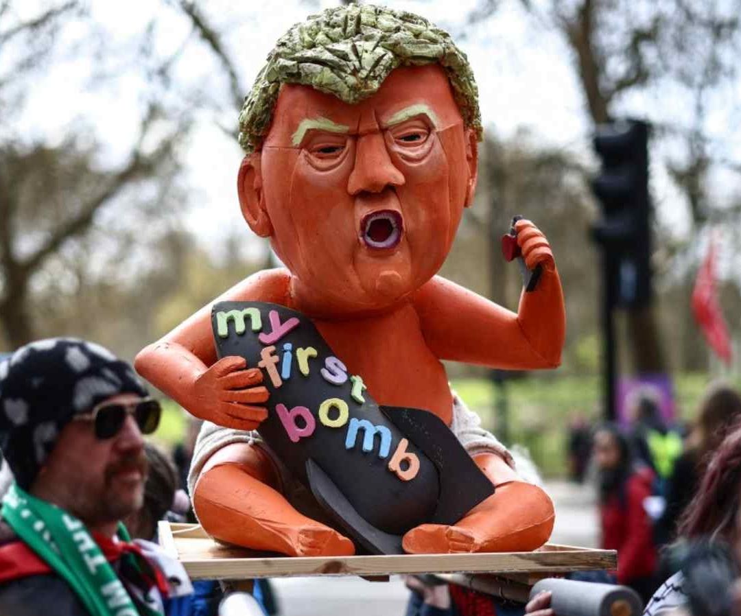 Protestas contra Donald Trump. Foto: AFP