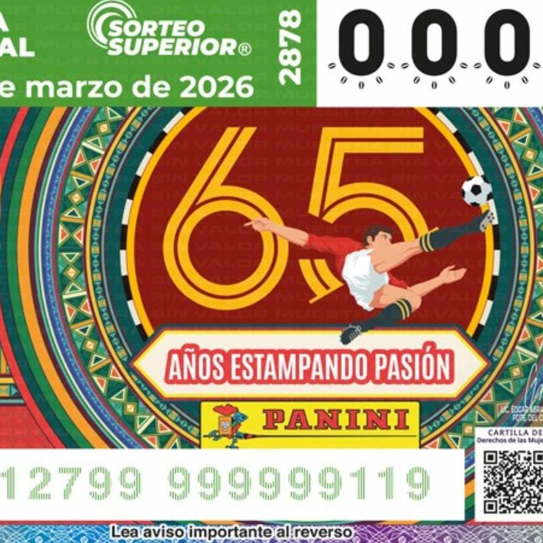 Boleto de la Lotería Nacional