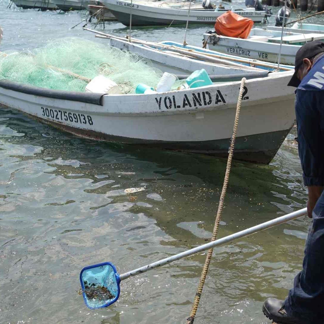 Limpieza en playas de Veracruz por derrame de hidrocarburo en el Golfo de México. Foto: Cuartoscuro