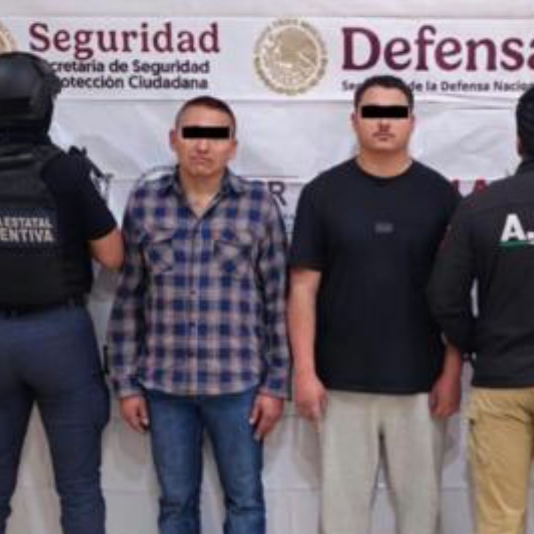 Dos Detenidos Osiel Mauricio Integrantes La Barredora Narcomenudistas en San Matías Tlalancaleca Puebla
