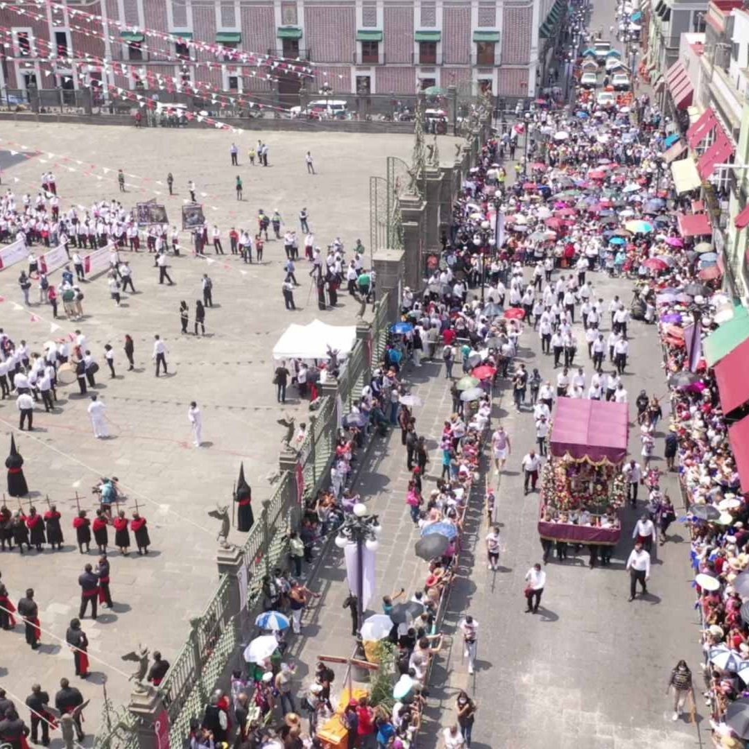 Recorrido Procesión Viernes Santo 2026 Puebla: Donde Pasarán las Siete Imágenes Religiosas del Viacrucis