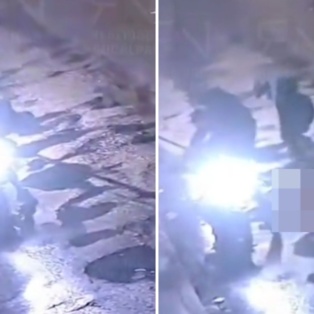 VIDEO: Motociclistas Abandonan Cuerpo Sin Vida de Hombre en Naucalpan; Fingían que Era Pasajero
