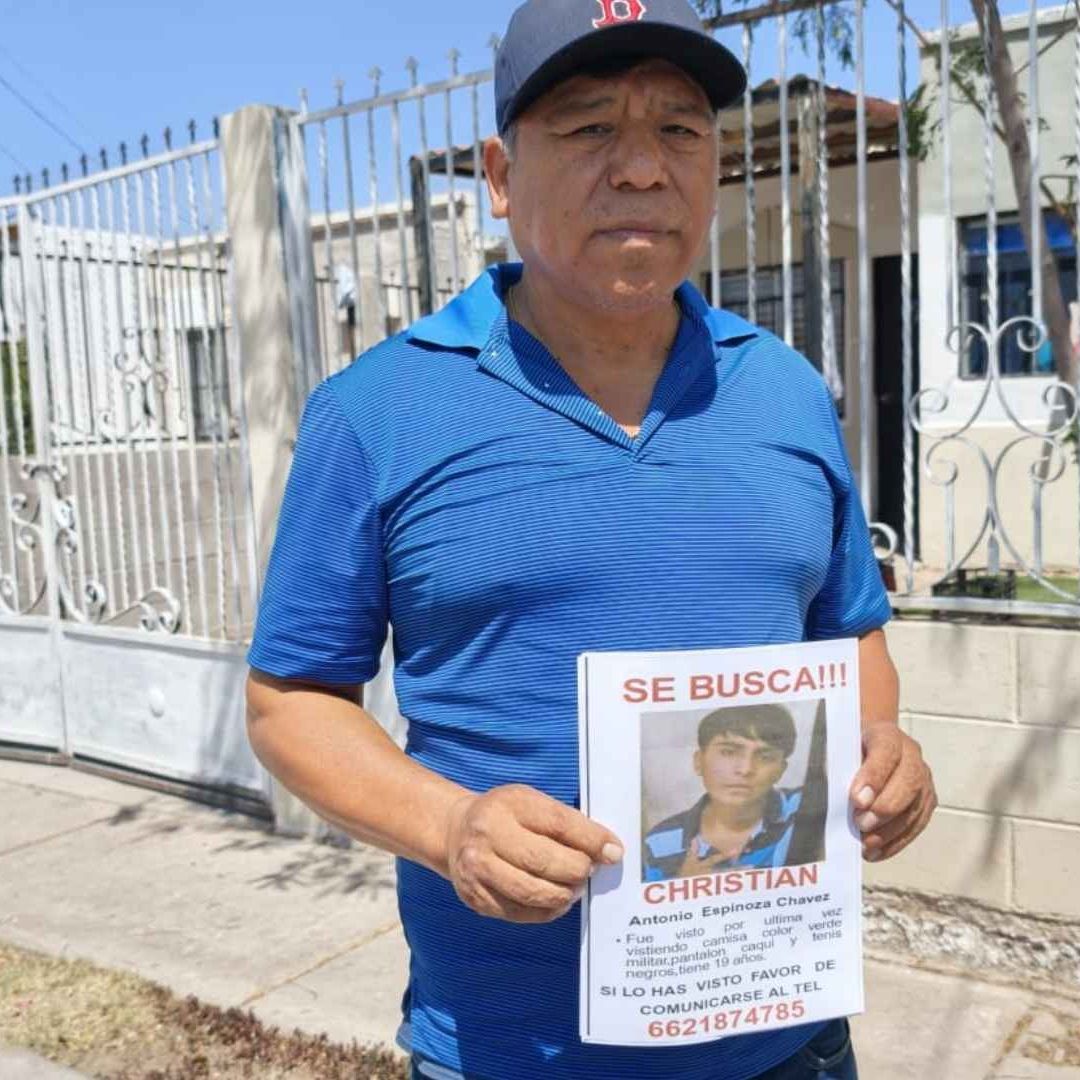 Padre de Familia Solicita Ayuda Para Localizar a Su Hijo de 19 Años Desaparecido en Hermosillo