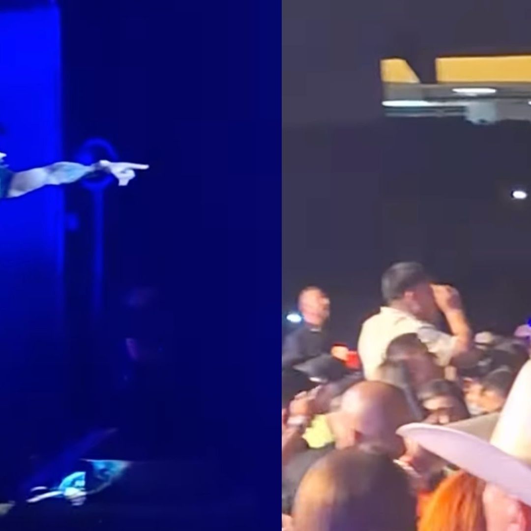 Eduin Caz Para Concierto de Grupo Firme para Evitar Pelea: Así Fue El Momento