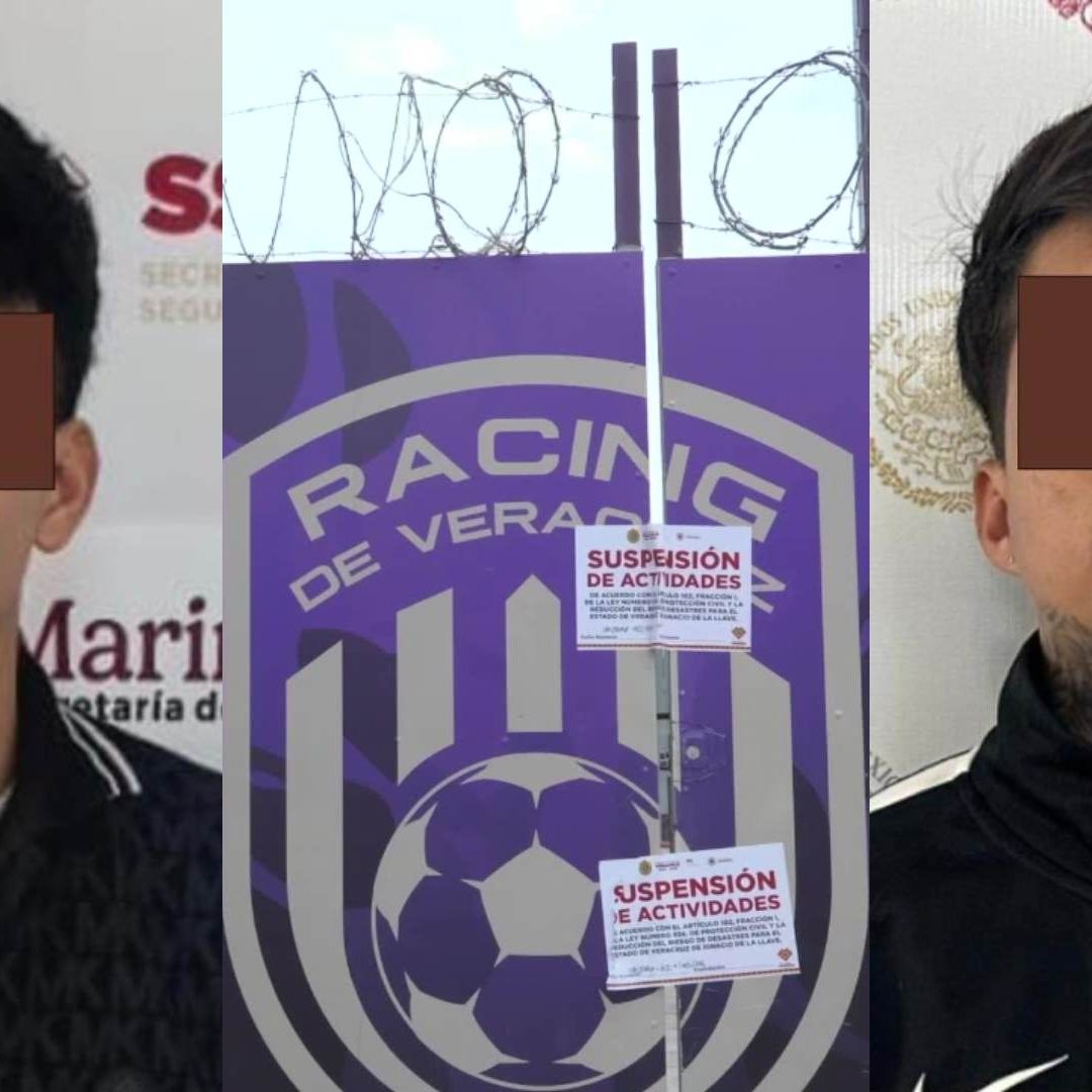 Detienen a Dos Hombres Presuntos Responsables Homicidio Fanático Porra Celaya Riña Partido Racing Boca del Río Veracruz