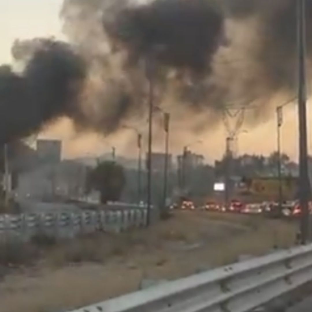 Incendio de Vivero en Periférico Ecológico y Bulevar Valsequillo Reportan Cierre y Tráfico Detenido