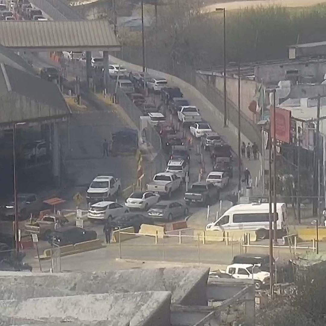 Hasta Tres Horas para Cruzar a USA: Registran Largas Filas en Puentes de Matamoros