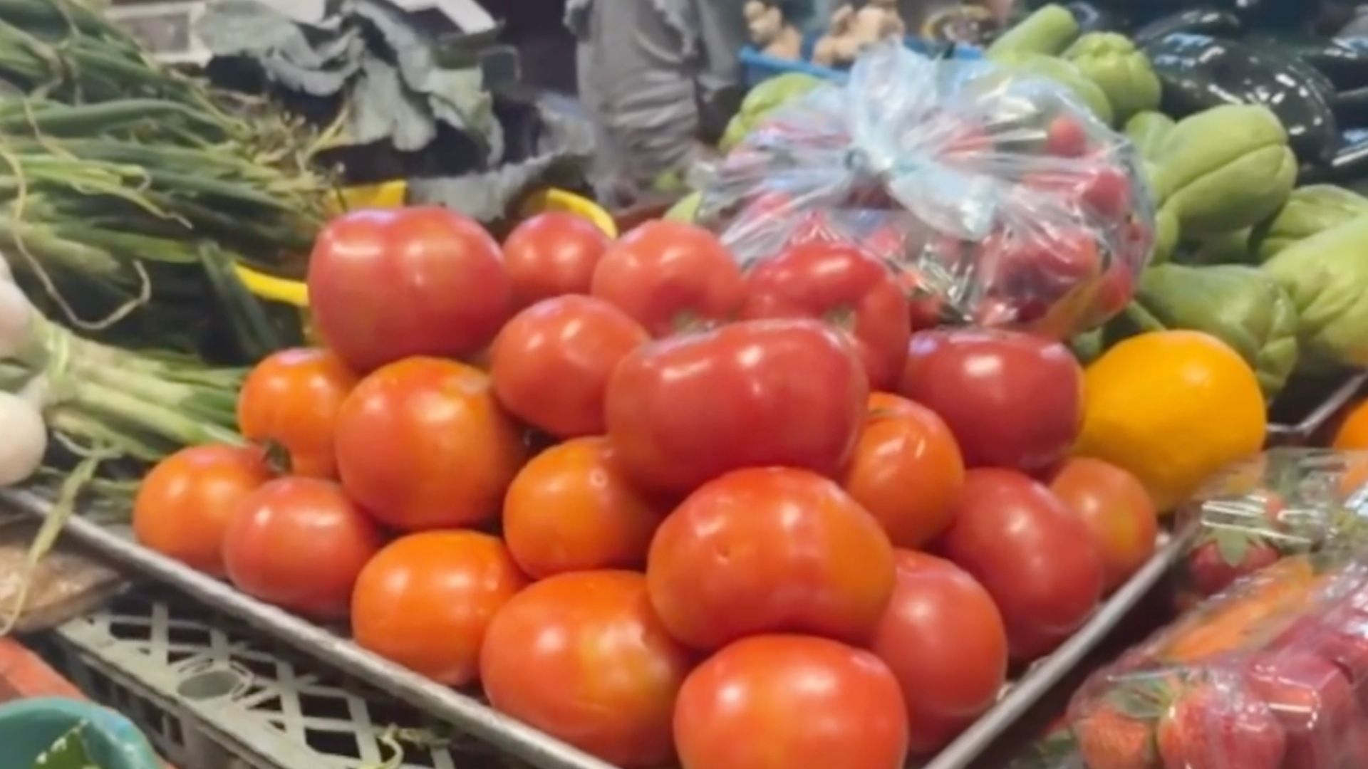 Entre 50 y 60 Pesos es el Costo del Kilo de Jitomate en León, Aumentando el Precio el Doble. Foto: N+