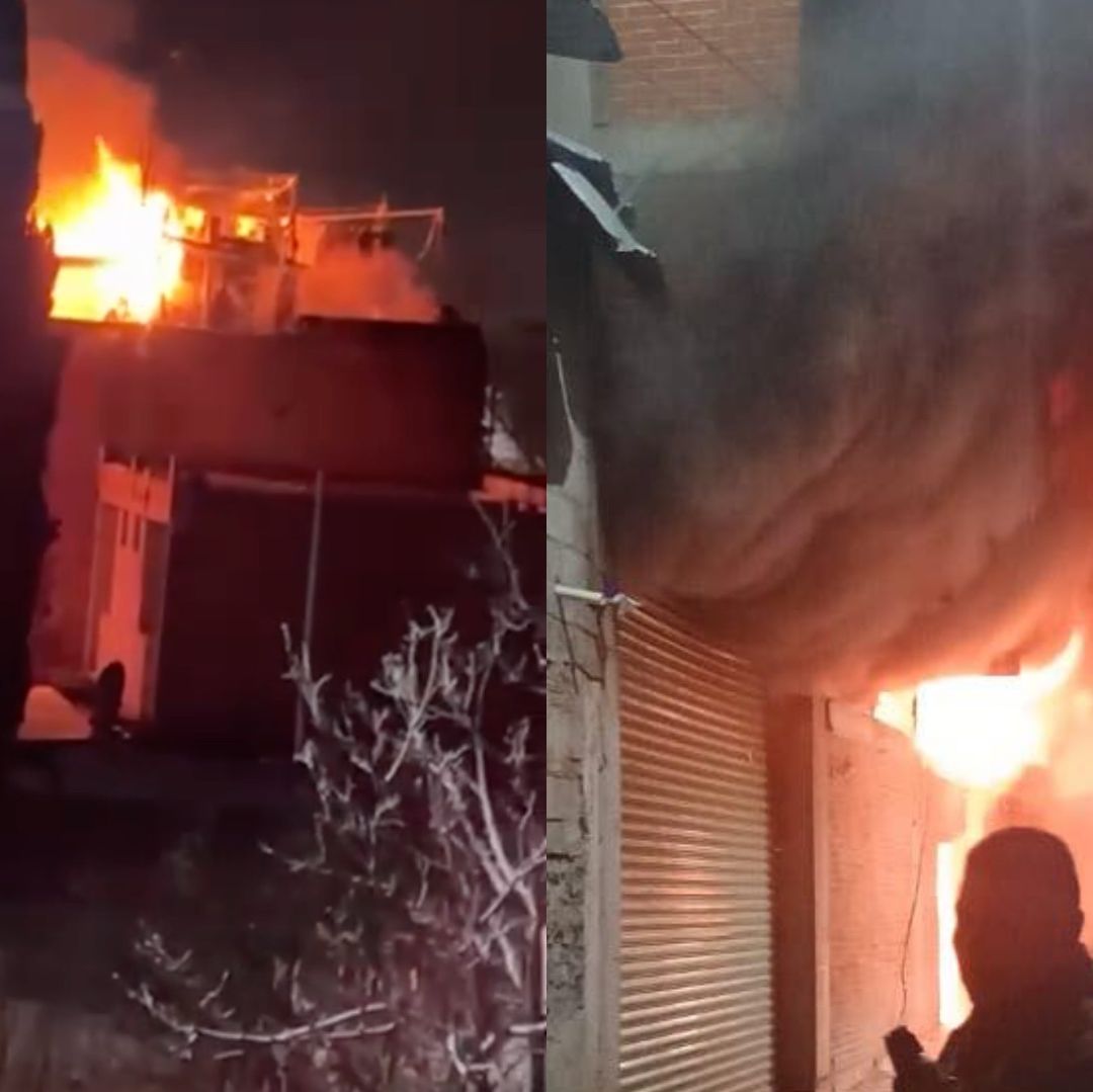 Incendio de Casa por Explosión de Gas LP Calle Benito Juárez Xolalpan Papalotla Tlaxcala