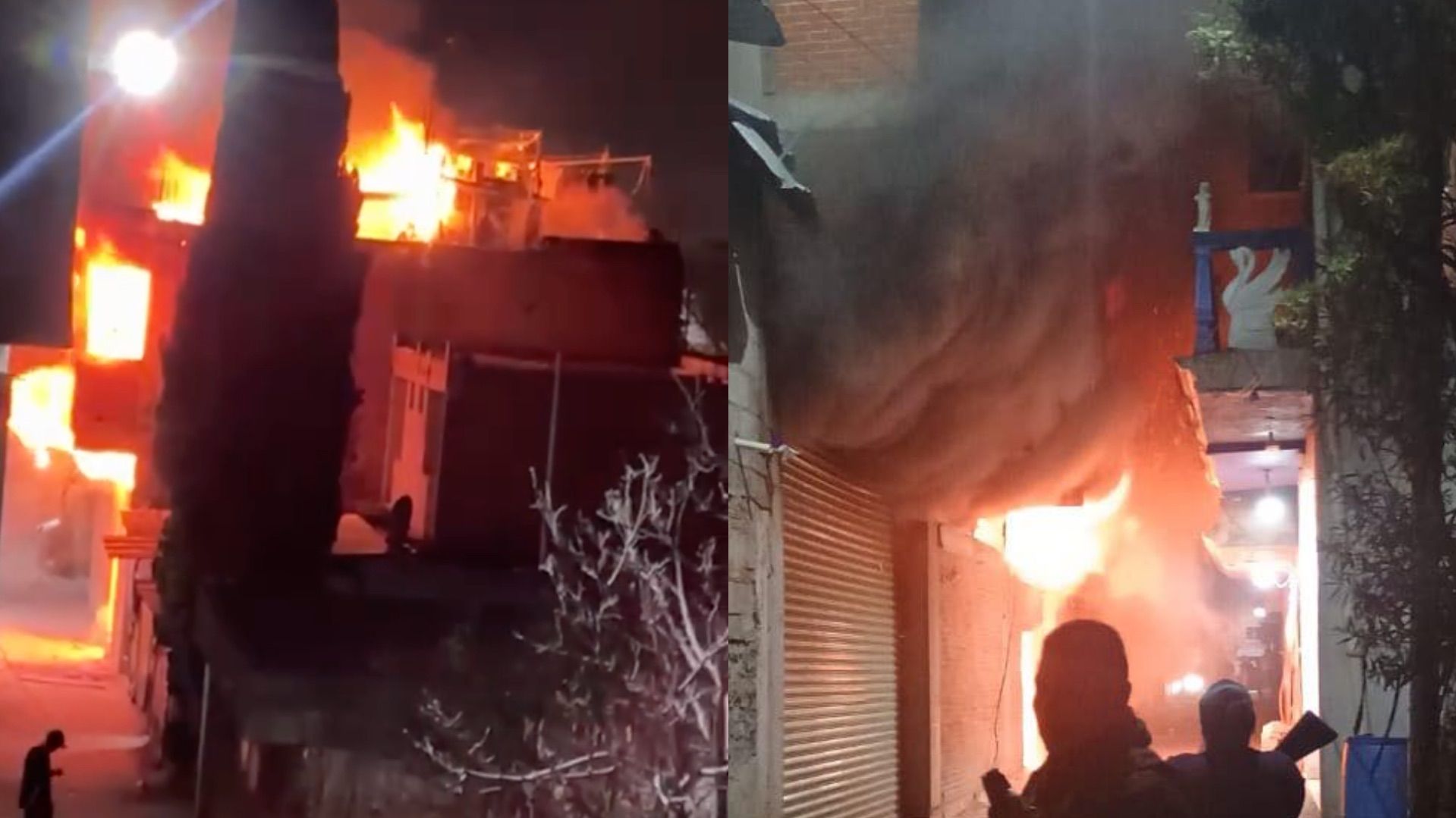 Incendio de Casa por Explosión de Gas LP Calle Benito Juárez Xolalpan Papalotla Tlaxcala