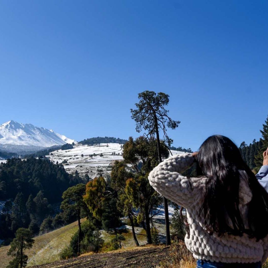 Nevado de Toluca cubierto de nieve