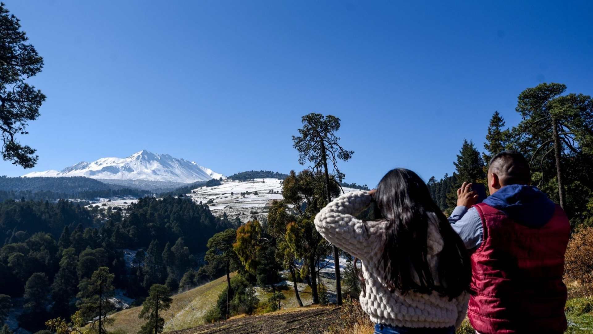 Nevado de Toluca cubierto de nieve