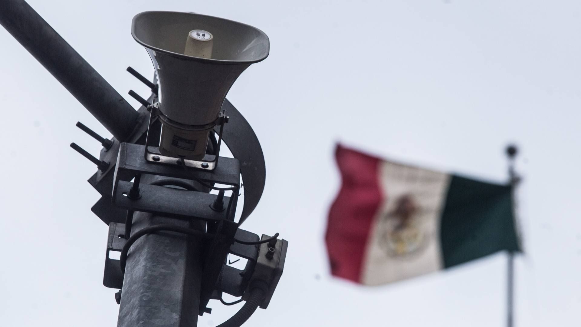 Altavoces para la difusión de la alerta sísmica en CDMX