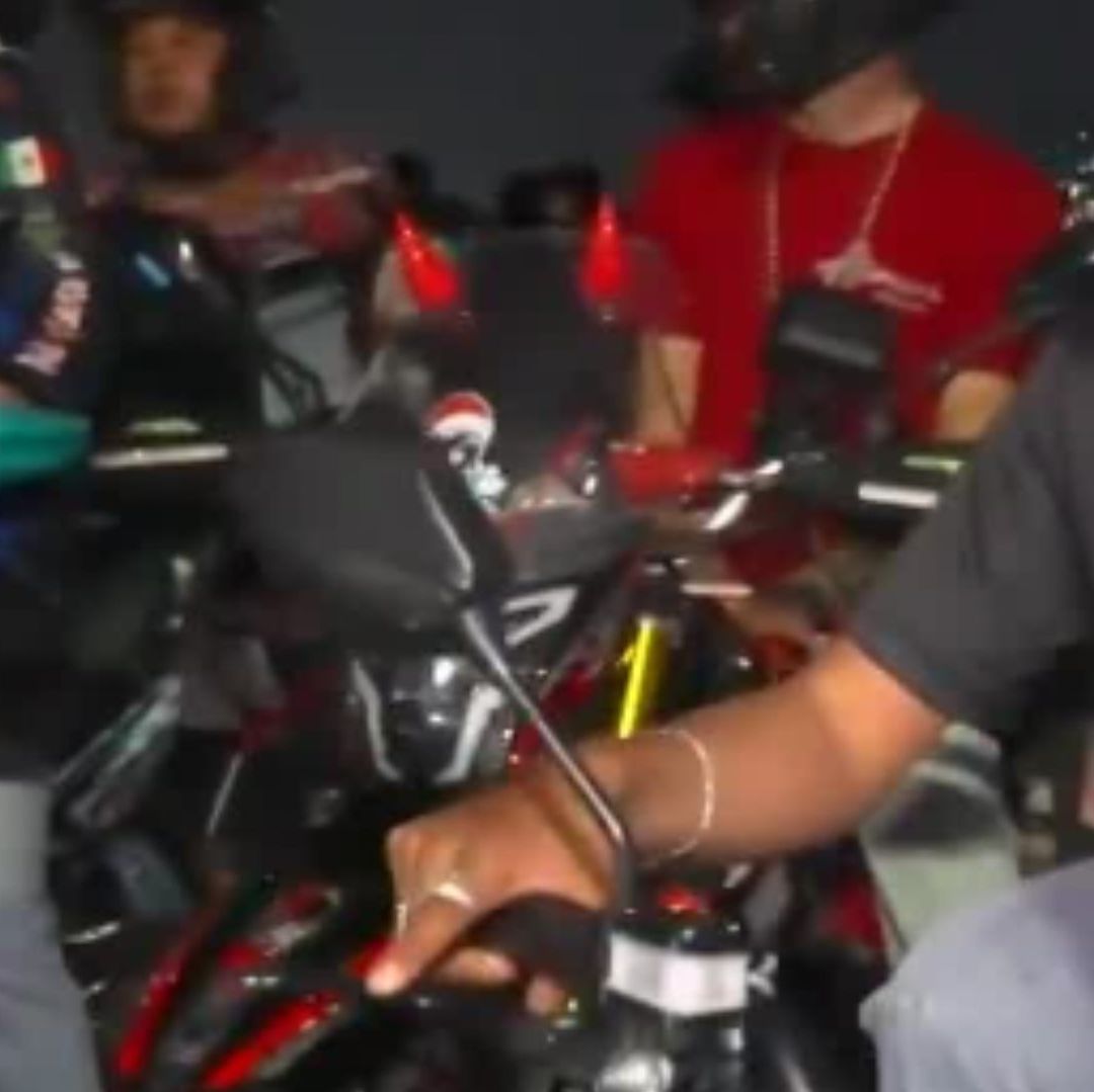 Motociclistas en operativo