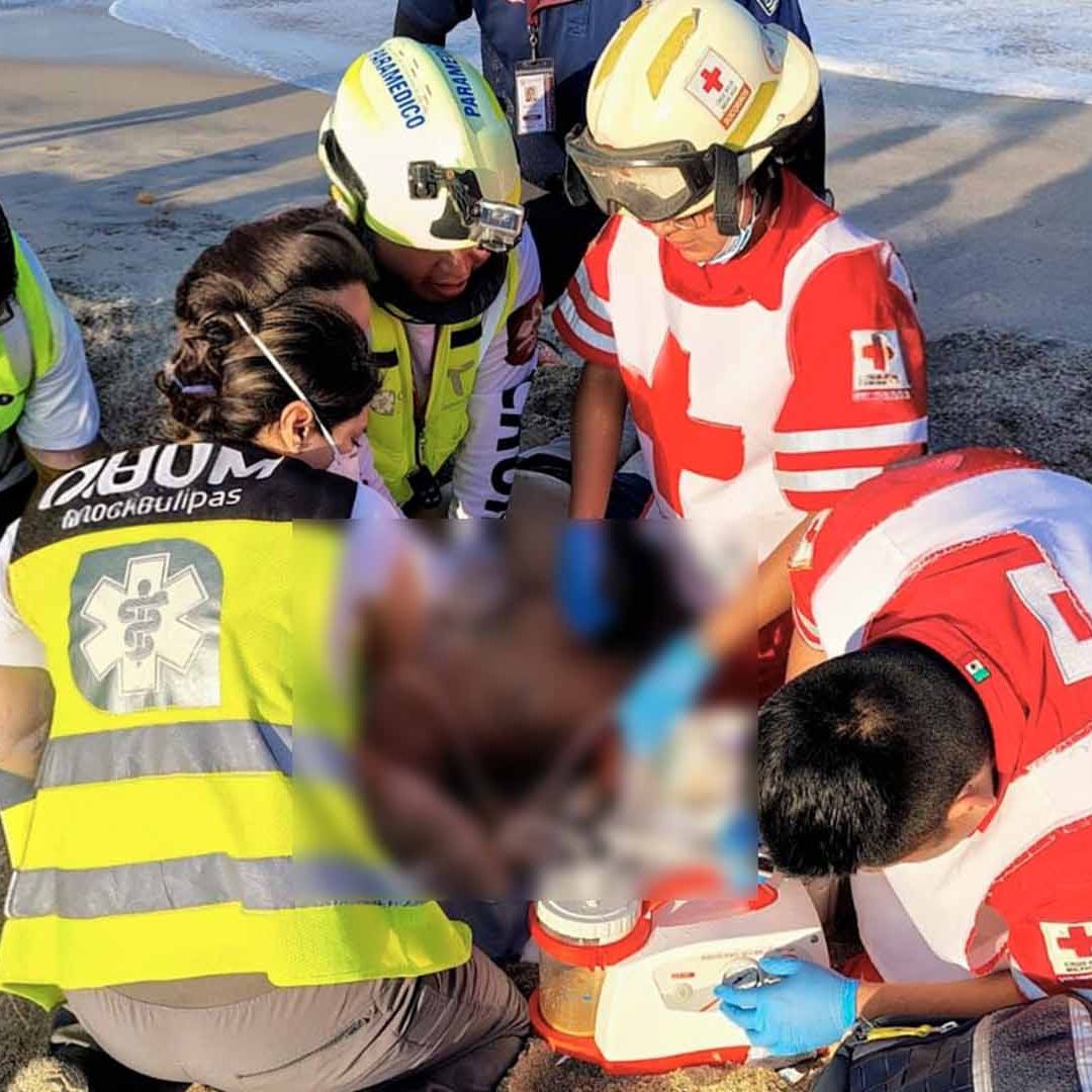 Muere Hombre por Presunto Ahogamiento en Playa de Altamira, Tamaulipas