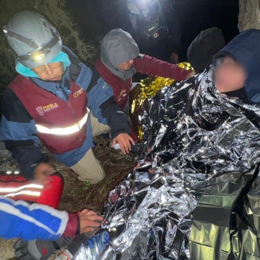 Rescate Tres Personas Extraviadas Volcán Sierra Negra Barranca Tescale Blanco