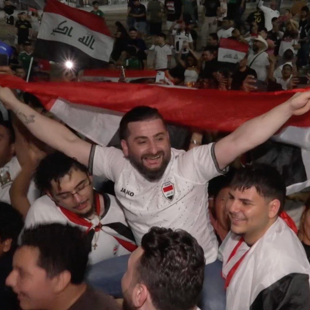 Afición de Irak en Estadio Monterrey