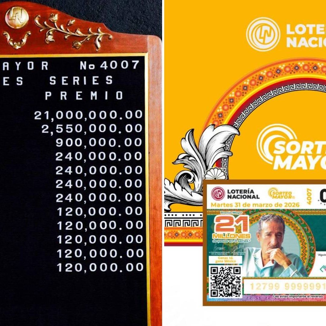 Conoce Dónde Cayó el Premio Mayor de la Lotería Nacional del 31 de Marzo 2026 Ganadores de 21 Millones de Pesos
