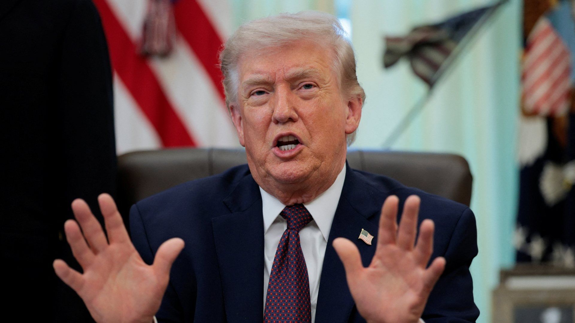 El presidente de EUA, Donald Trump