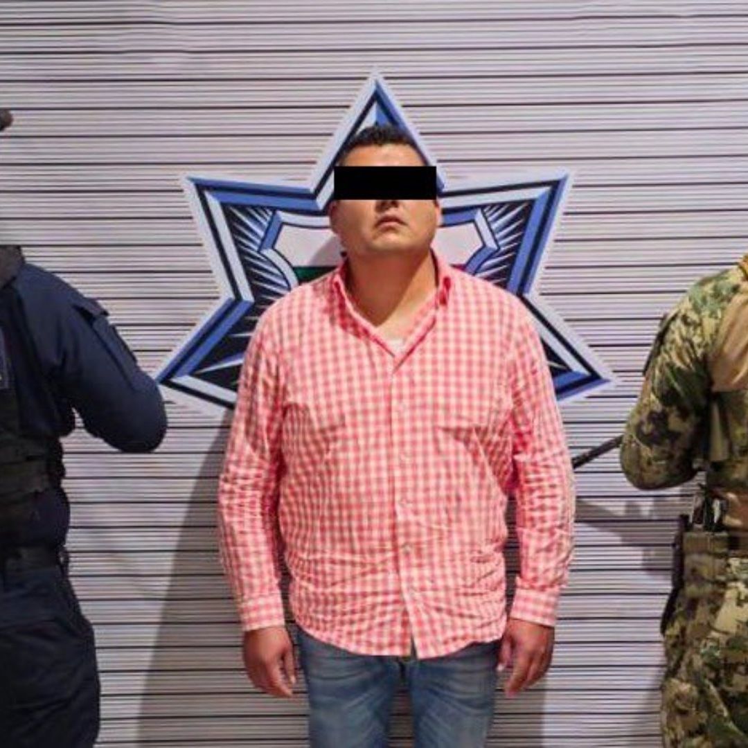Detenido José Santiago N El Charro La Familia Michoacana Extorsión Cobro de Piso Mercado Morelos Puebla