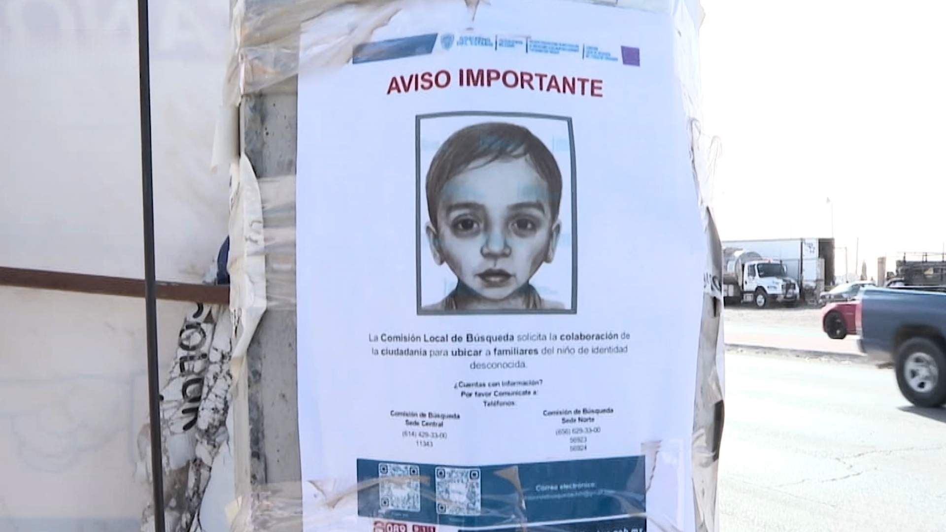 Menor Continúa Sin Ser Reclamado o Identificado