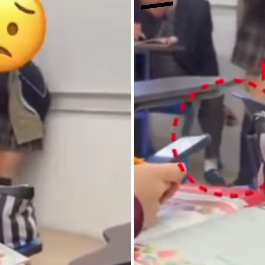 Captan a Maestro Grabando debajo de Faldas de Alumnas en Colegio de CDMX
