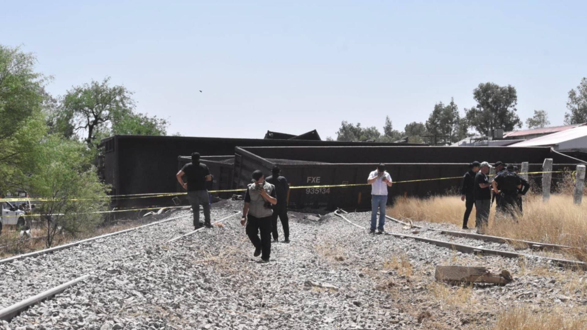 Descarrila Tren de Carga en San Francisco de los Romo, Aguascalientes ¿Cuál Es el Saldo?