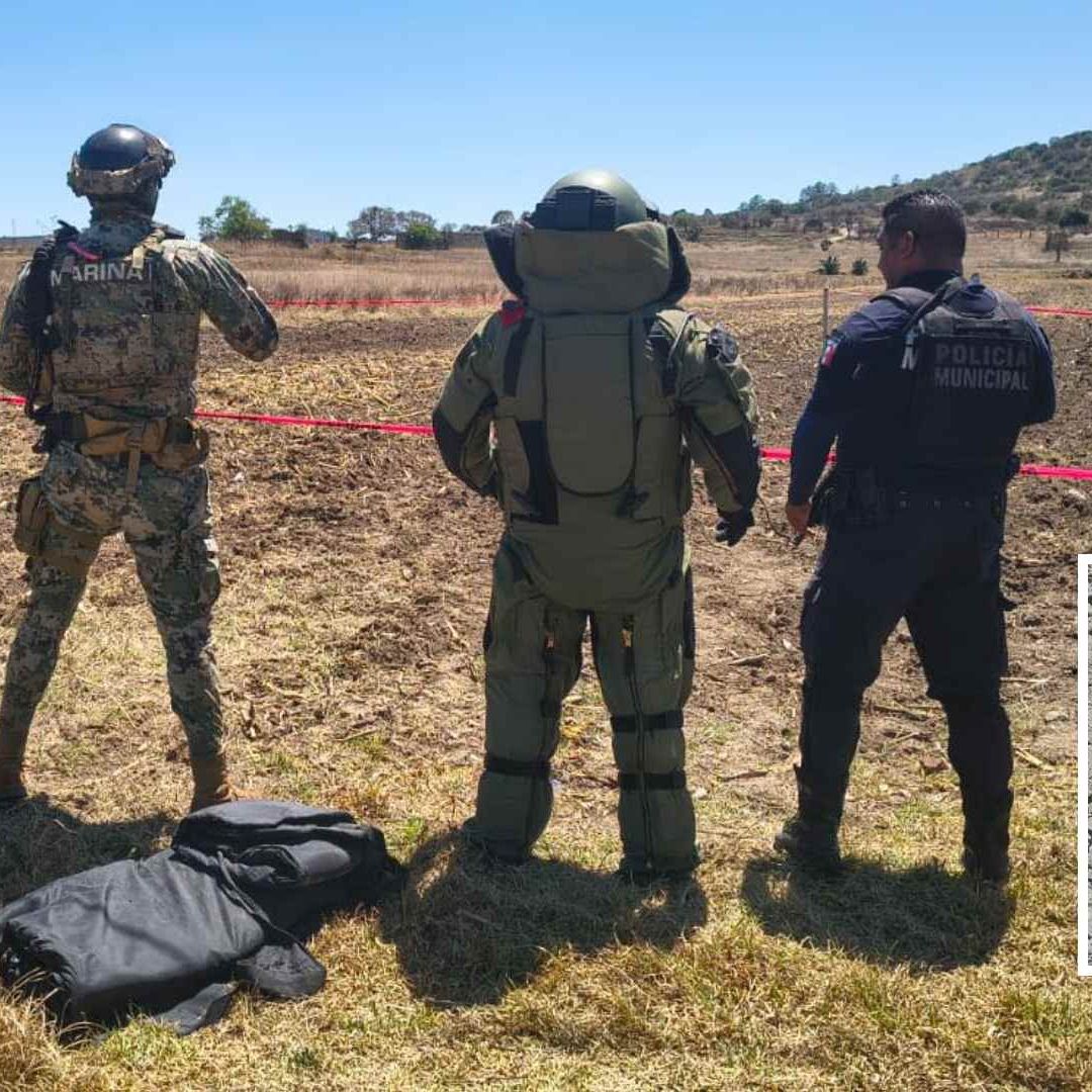 Granadas Artefactos Explosivos Localizados en Carretera Federal Puebla Tehuacán Amozoc