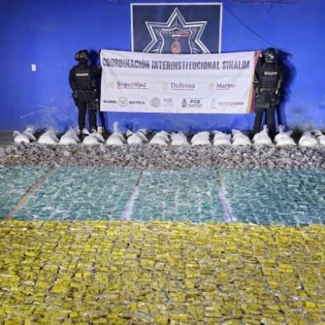 Incautan Más de 200 Kilogramos de Metanfetaminas y Marihuana al Sur de Sinaloa
