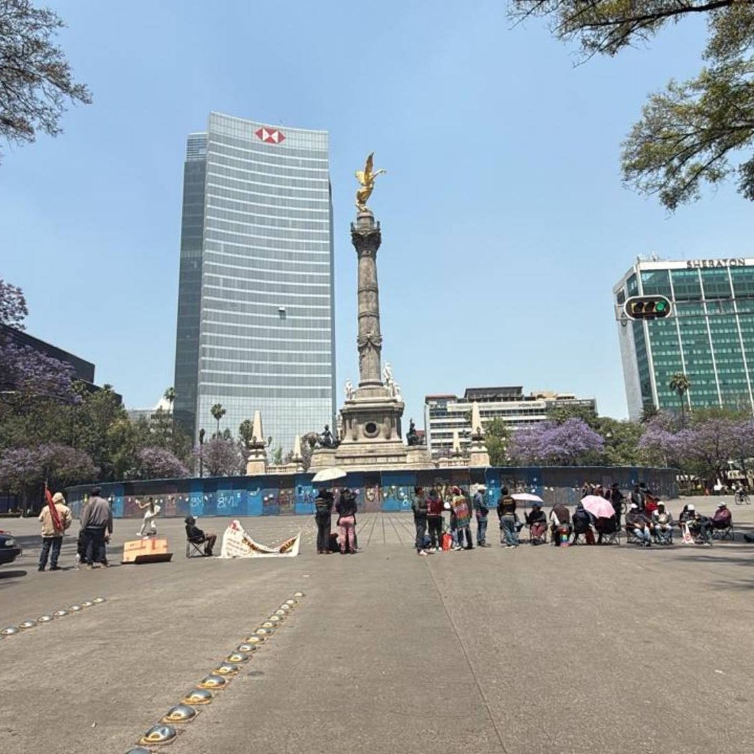 Una imagen de bloqueos en CDMX.