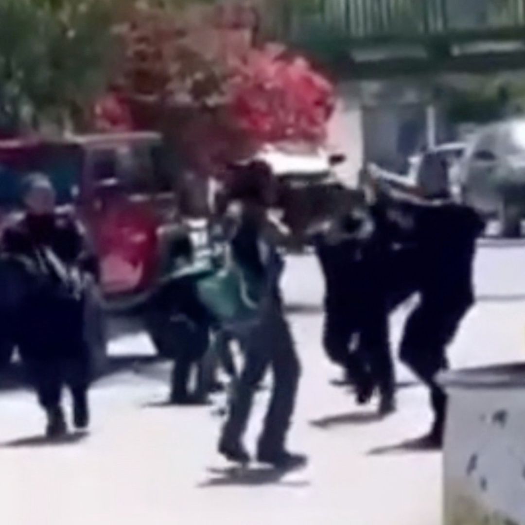Enfrentamiento entre hombre con machete y policías de Guadalupe