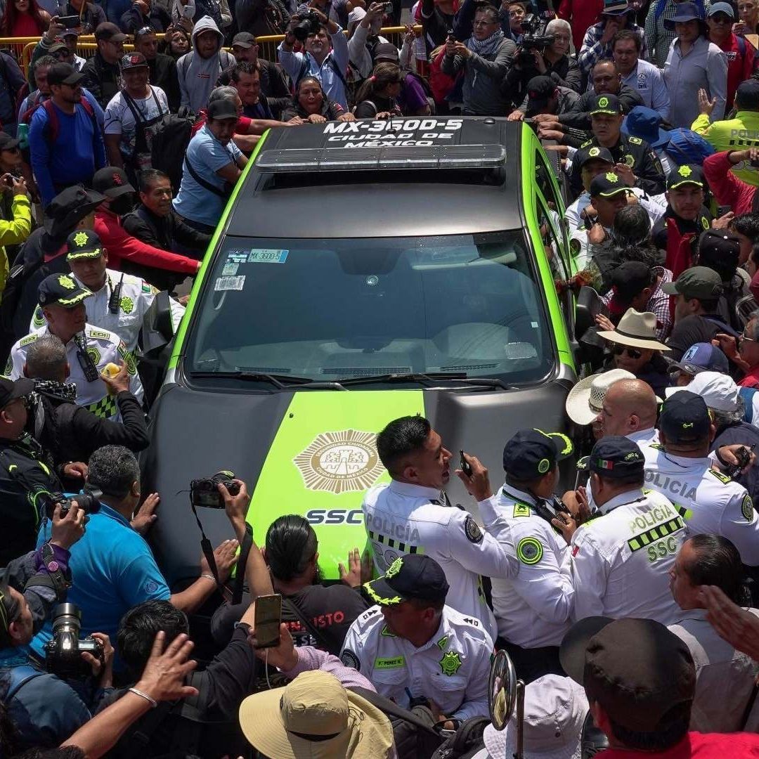 Maestros de la CNTE se enfrenten con policías de CDMX en marcha del 18 de marzo 2026. Foto: Cuartoscuro
