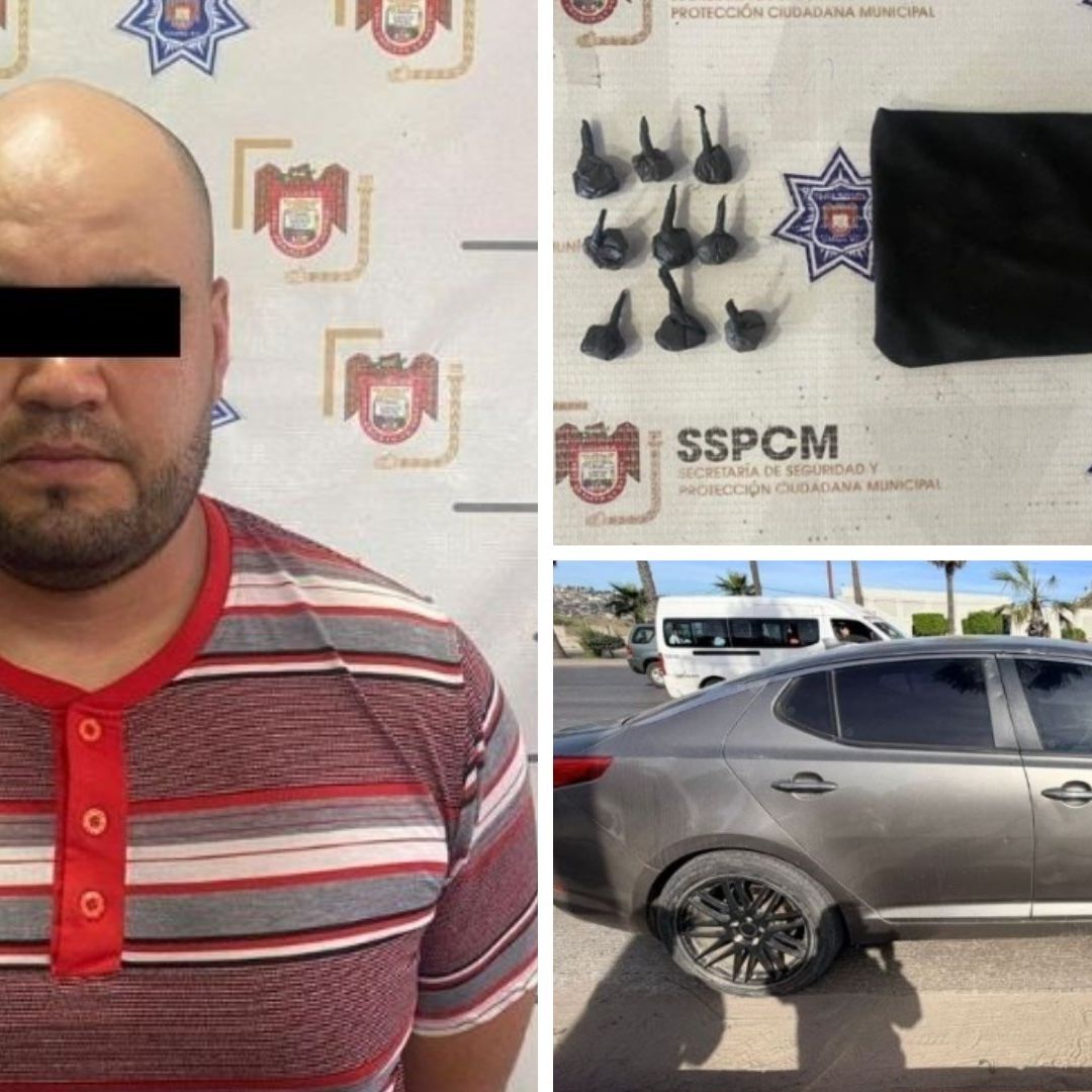 Hombre Ligado a Homicidio en Ensenada es Detenido en Tijuana: Aseguran Droga y Vehículo