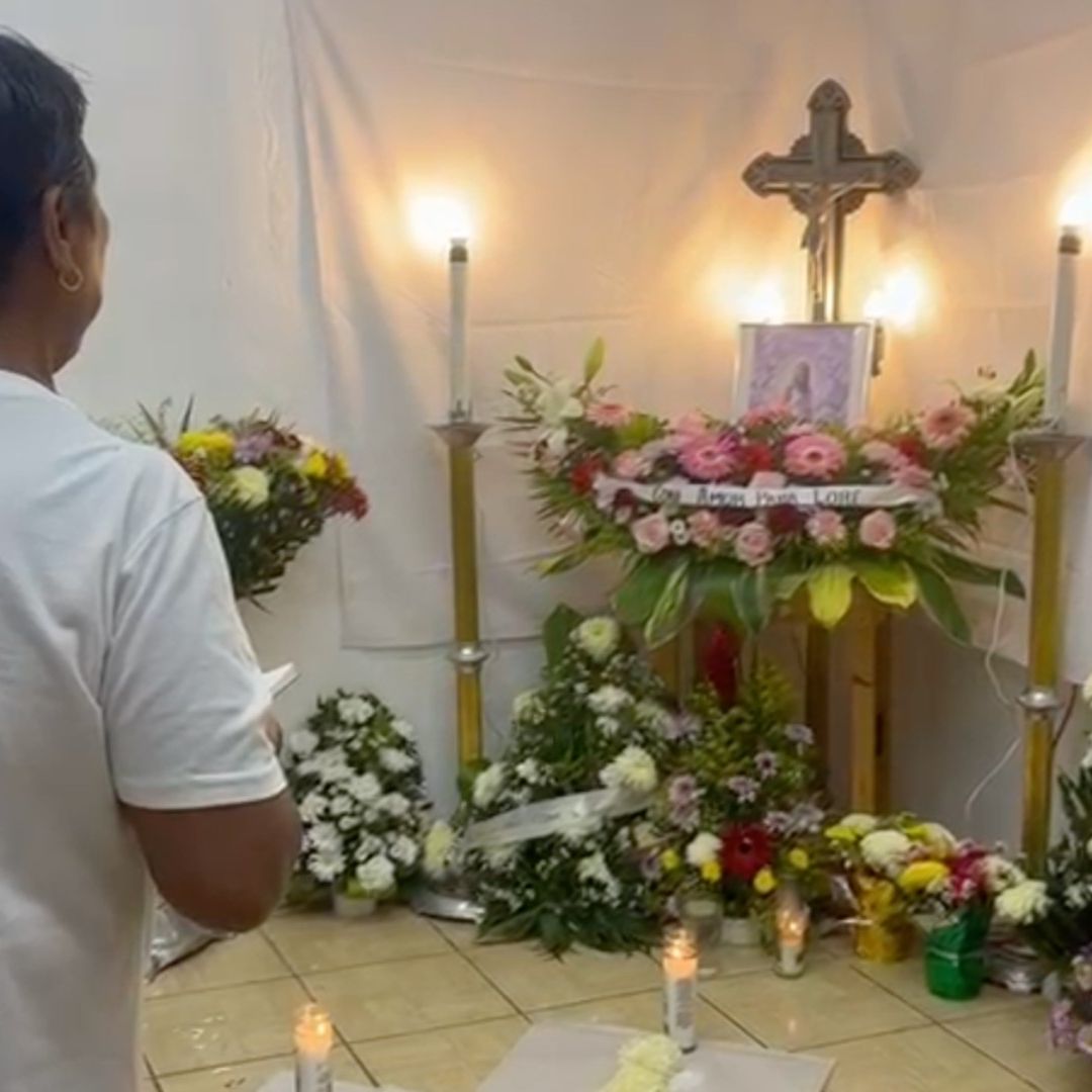 velorio de Lorena Medina veracruzana fallecida en explosión de refineríaen Tabasco