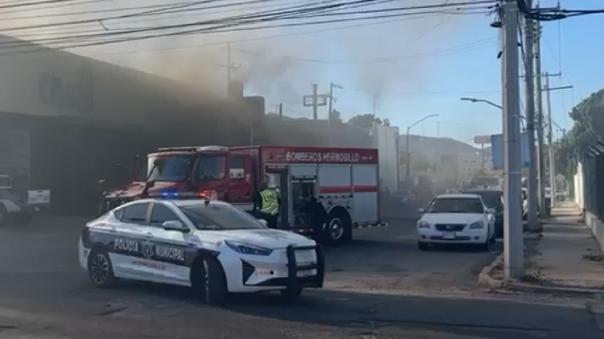 Incendio por Acumulación de Gas en Negocio del Centro de Hermosillo