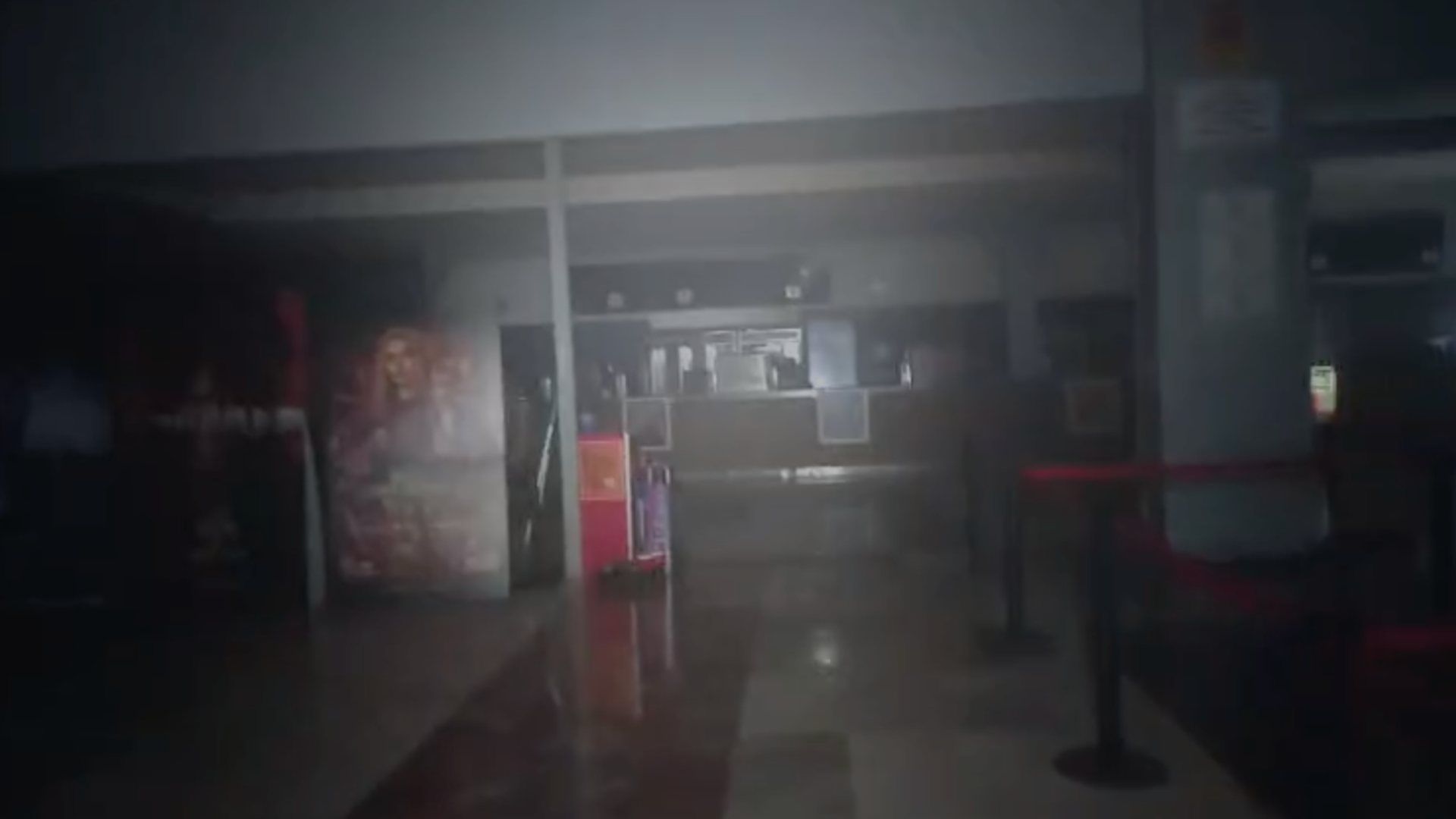 Cine incendiado en Juárez