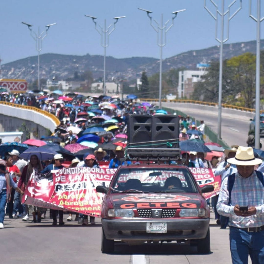Protestas de la CNTE.