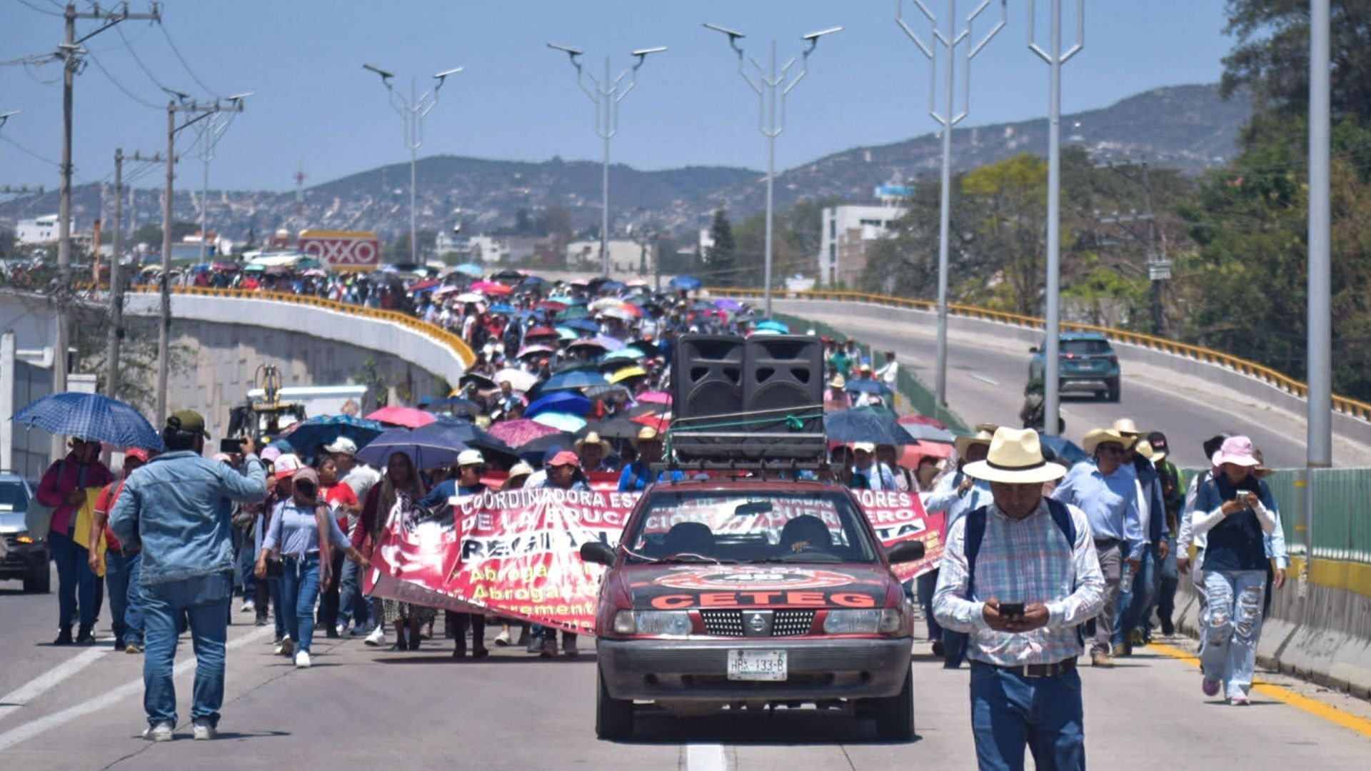 Protestas de la CNTE.