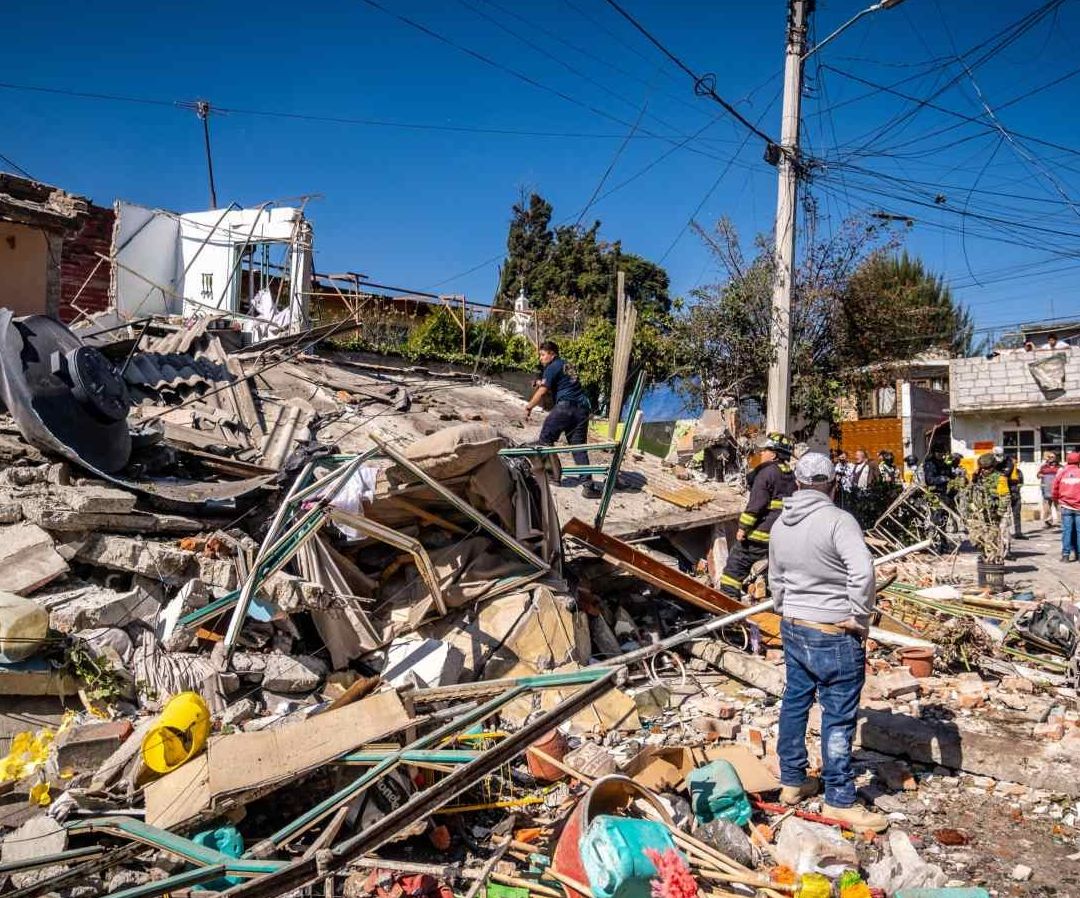 Explosión en Coacalco, Edomex. foto: @GobCoacalco2022