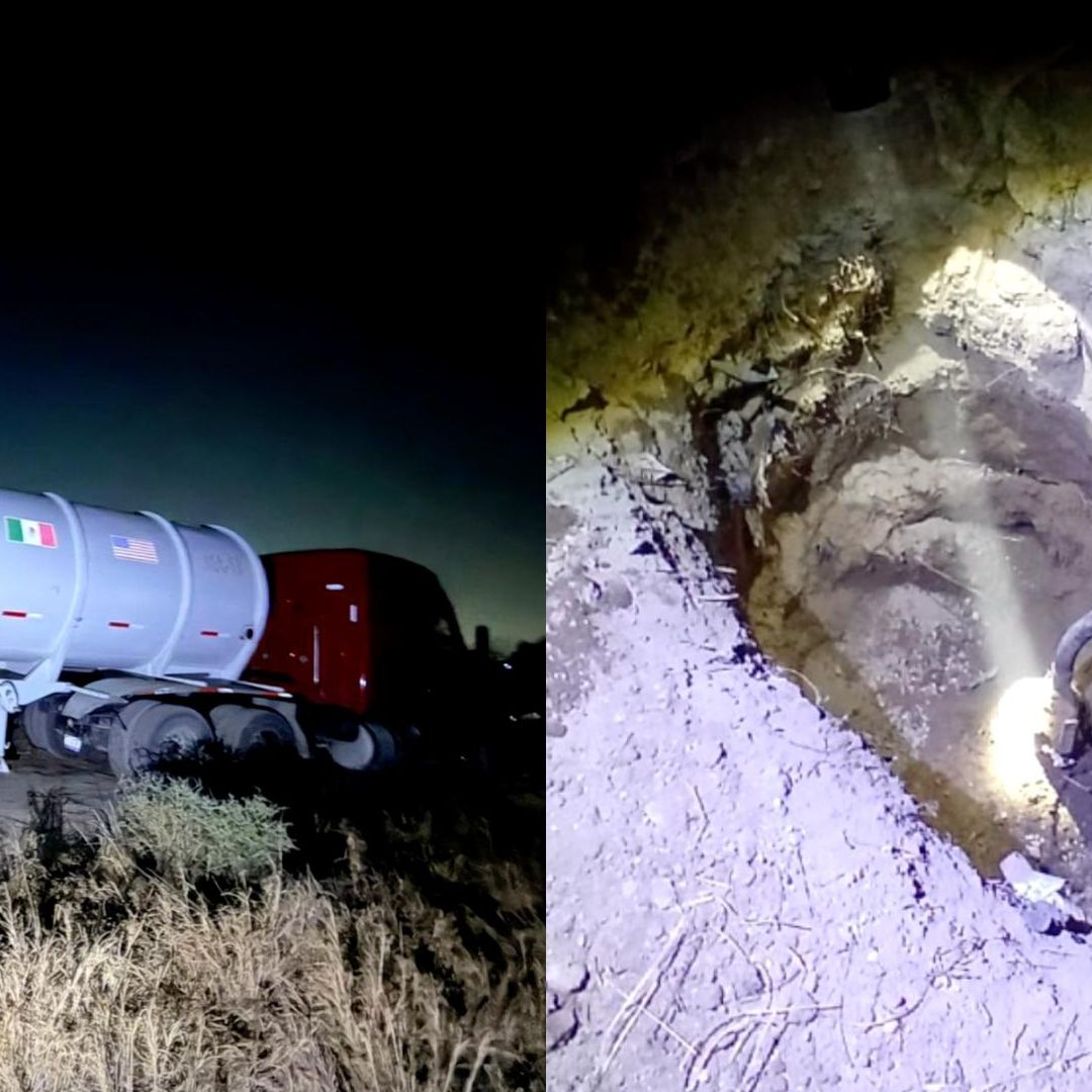 Toma clandestina de combustible en Pesquería